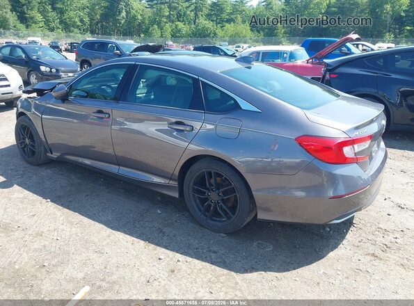 1HGCV1F14KA077067 2019 HONDA ACCORD Gray Հետևի ձախ