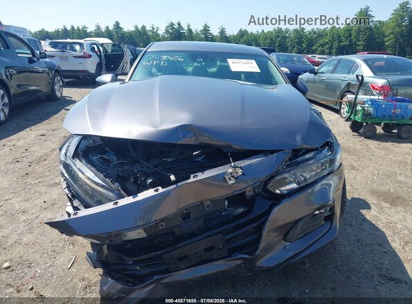 1HGCV1F14KA077067 2019 HONDA ACCORD Gray Սալոնի հետևի տեսք