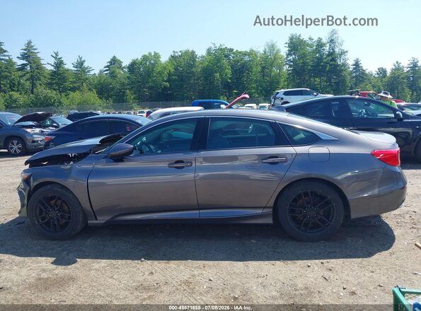1HGCV1F14KA077067 2019 HONDA ACCORD Gray 