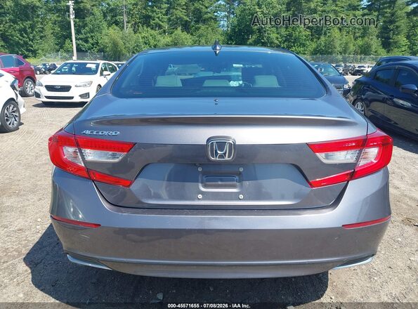 1HGCV1F14KA077067 2019 HONDA ACCORD Gray 