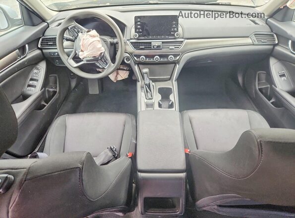 1HGCV1F14KA094760 2019 HONDA ACCORD Silver Առջևի վահանակի տեսք