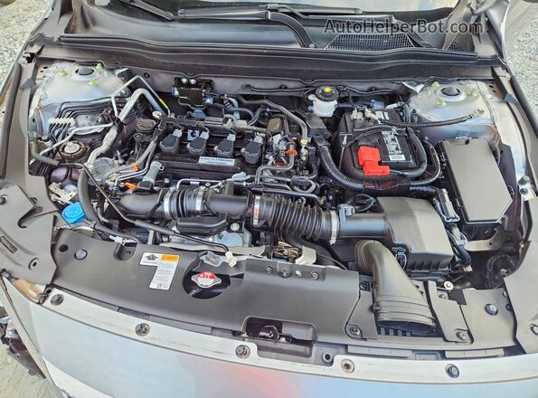 1HGCV1F14KA103036 2019 HONDA ACCORD Silver Widok wnętrza z tyłu