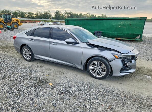 1HGCV1F14KA103036 2019 HONDA ACCORD Silver Przód prawy