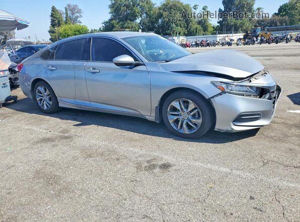 1HGCV1F14KA120211 2019 HONDA ACCORD Silver Przód prawy