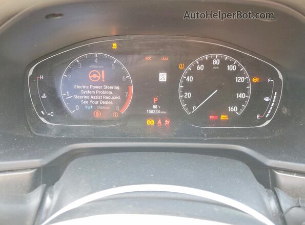 1HGCV1F14KA120211 2019 HONDA ACCORD Silver Widok zestawu wskaźników