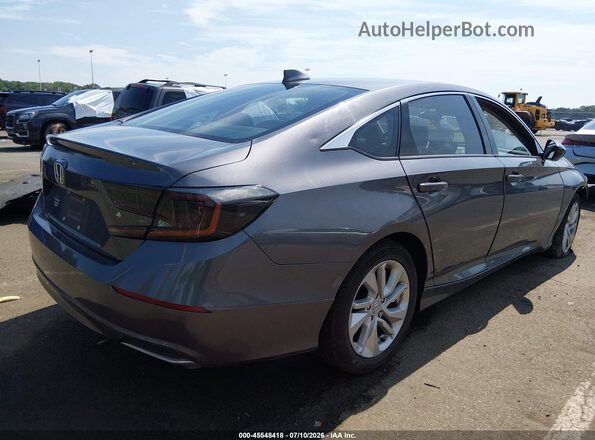 1HGCV1F14KA130480 2019 HONDA ACCORD Gray Trasero derecho