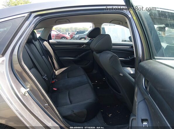 1HGCV1F14KA130480 2019 HONDA ACCORD Gray Vista de la etiqueta del VIN