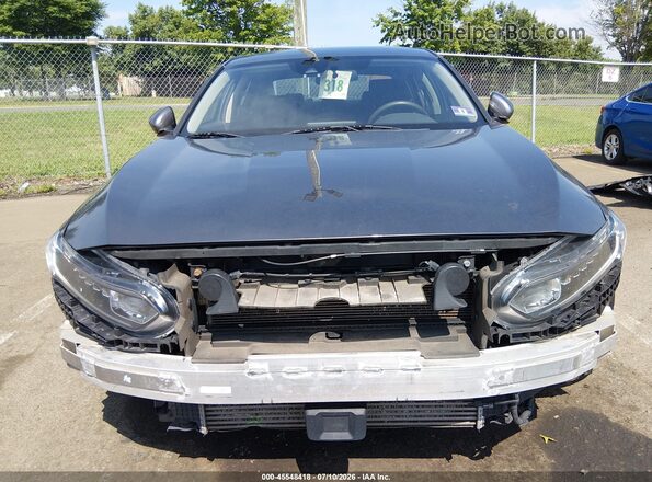 1HGCV1F14KA130480 2019 HONDA ACCORD Gray Vista del cuadro de instrumentos
