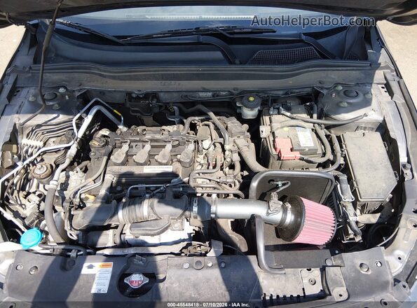 1HGCV1F14KA130480 2019 HONDA ACCORD Gray Vista trasera