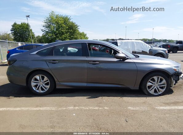 1HGCV1F14KA130480 2019 HONDA ACCORD Gray Vista interior trasera