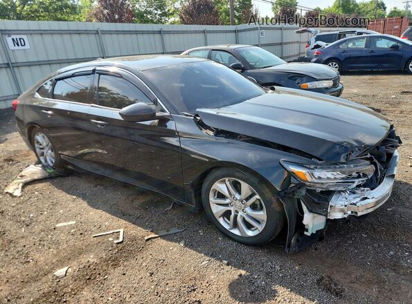 1HGCV1F14LA016898 2020 HONDA ACCORD Black Передня права чверть
