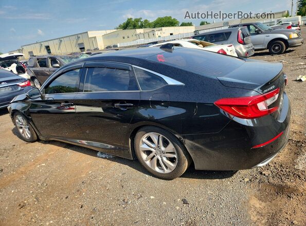 1HGCV1F14LA016898 2020 HONDA ACCORD Black Задня ліва чверть