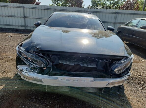 1HGCV1F14LA016898 2020 HONDA ACCORD Black Вид спереду
