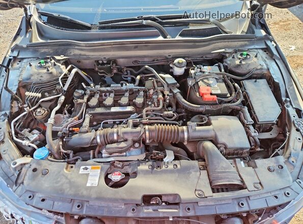 1HGCV1F14LA016898 2020 HONDA ACCORD Black Вид задньої частини салону