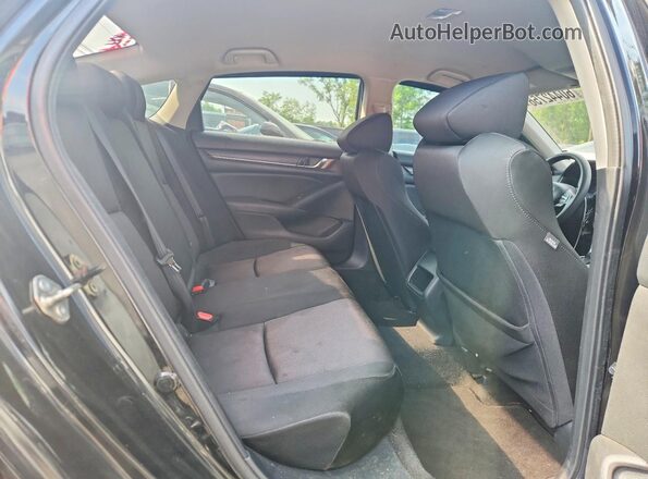 1HGCV1F14LA016898 2020 HONDA ACCORD Black Вид задніх сидінь