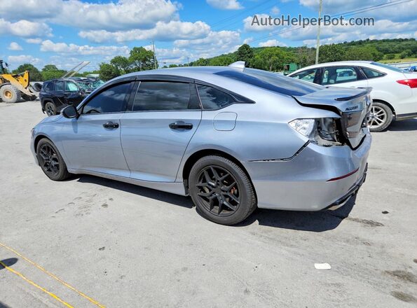 1HGCV1F14LA072159 2020 HONDA ACCORD Silver Trasero izquierdo