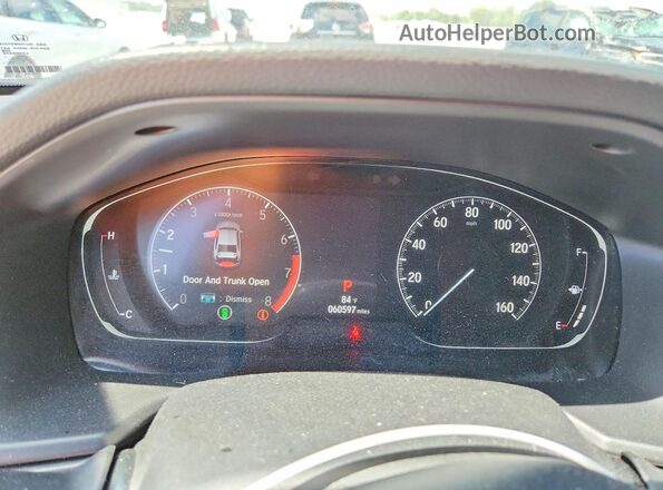 1HGCV1F14LA072159 2020 HONDA ACCORD Silver Vista del cuadro de instrumentos
