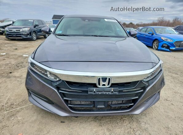1HGCV1F14LA102003 2020 HONDA ACCORD Gray Front view