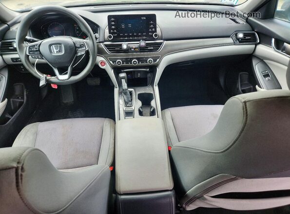 1HGCV1F14LA102003 2020 HONDA ACCORD Gray Dashboard view