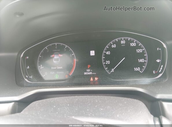 1HGCV1F14LA108805 2020 HONDA ACCORD Gray Հետևի նստատեղերի տեսք