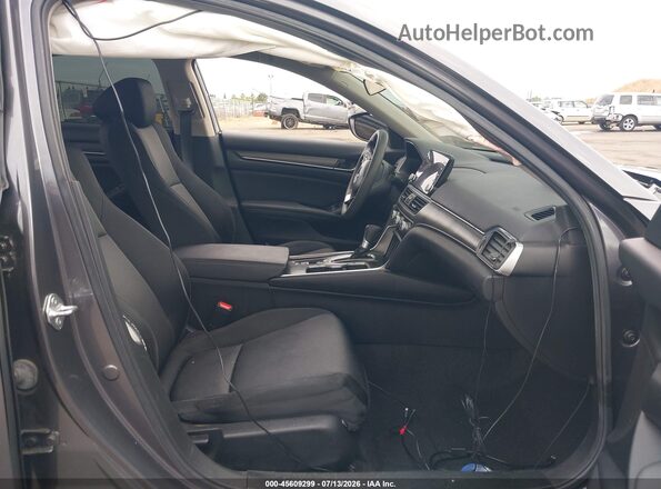 1HGCV1F14MA042578 2021 HONDA ACCORD Gray წინა სალონის ხედი