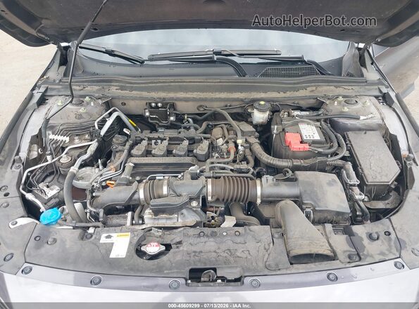 1HGCV1F14MA042578 2021 HONDA ACCORD Gray უკანა ხედი