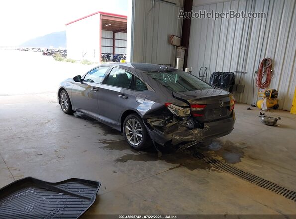 1HGCV1F14MA051085 2021 HONDA ACCORD Gray Rear left