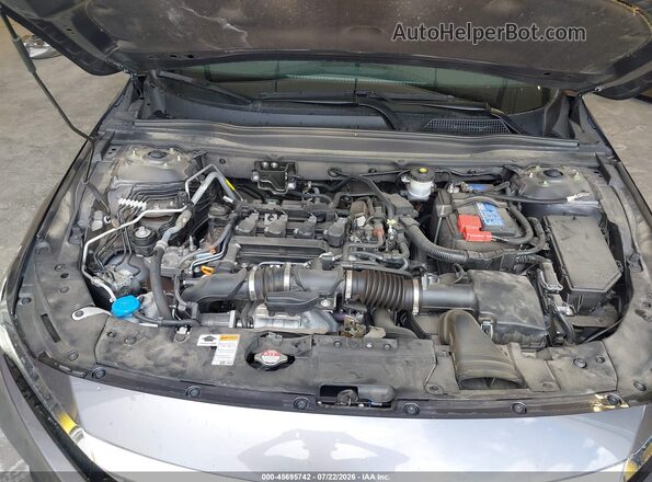 1HGCV1F14MA051085 2021 HONDA ACCORD Gray Rear view