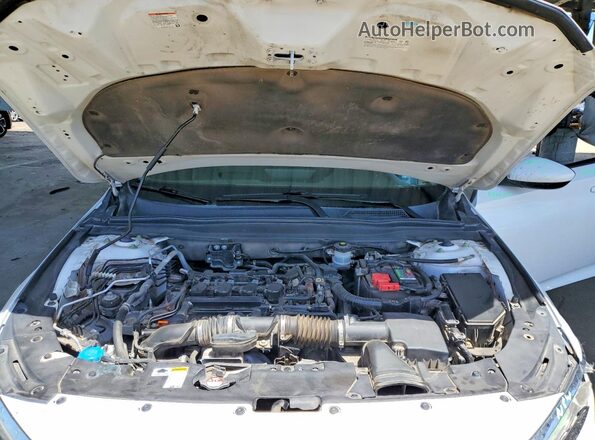 1HGCV1F14MA055430 2021 HONDA ACCORD White Սալոնի հետևի տեսք