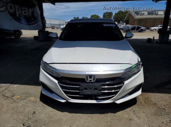 1HGCV1F14MA055430 2021 HONDA ACCORD White Դիմացի տեսք