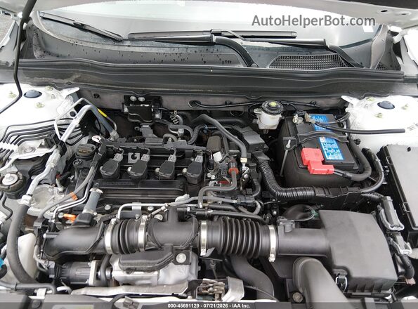 1HGCV1F14NA067031 2022 HONDA ACCORD White Вид ззаду