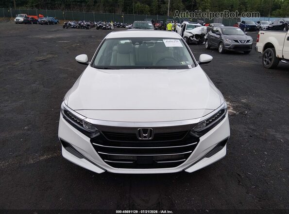 1HGCV1F14NA067031 2022 HONDA ACCORD White Вид щитка приладів