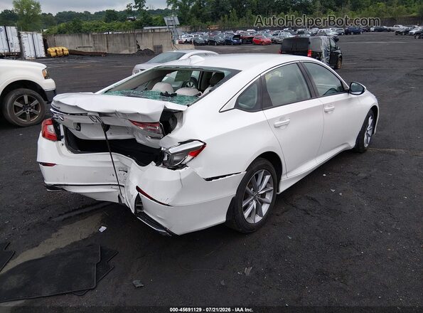 1HGCV1F14NA067031 2022 HONDA ACCORD White Задня права чверть