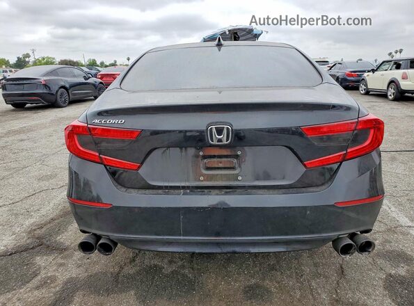 1HGCV1F14NA078580 2022 HONDA ACCORD Черный Вид сзади