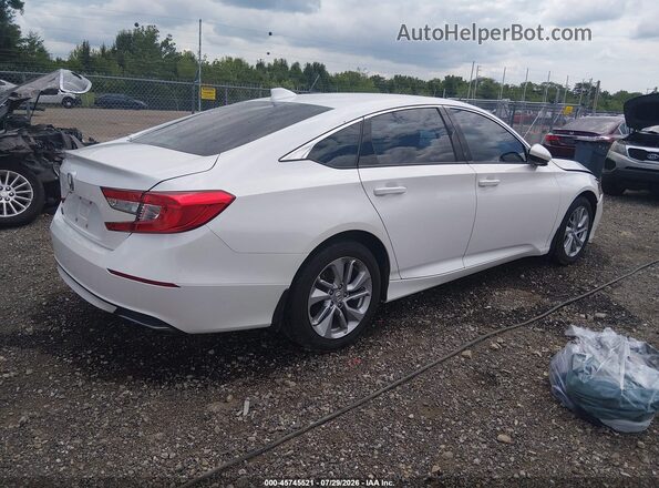 1HGCV1F15JA004837 2018 HONDA ACCORD Белый Задняя правая четверть