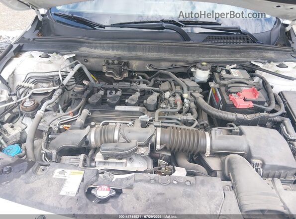 1HGCV1F15JA004837 2018 HONDA ACCORD Белый Вид сзади