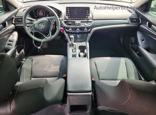 1HGCV1F15JA053357 2018 HONDA ACCORD Black Вид панелі приладів