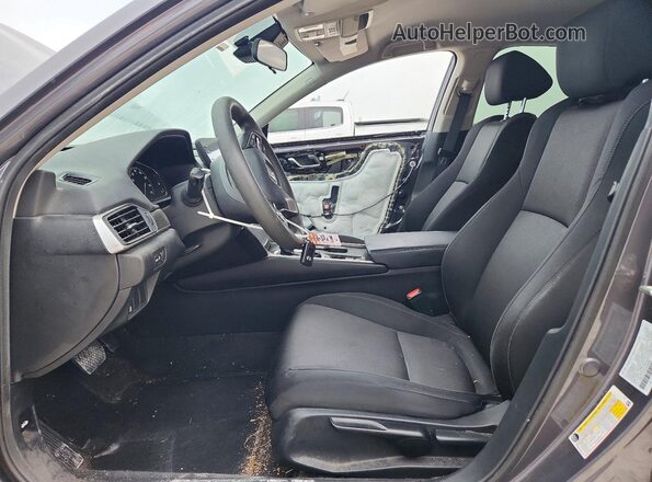 1HGCV1F15JA064469 2018 HONDA ACCORD Gray Սալոնի դիմացի տեսք