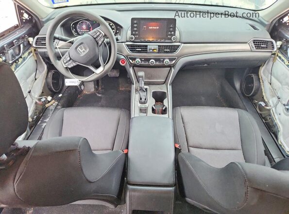 1HGCV1F15JA064469 2018 HONDA ACCORD Gray Առջևի վահանակի տեսք