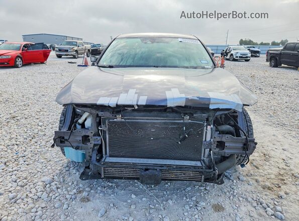 1HGCV1F15JA064469 2018 HONDA ACCORD Gray Դիմացի տեսք