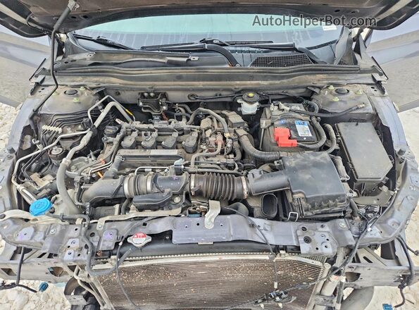 1HGCV1F15JA064469 2018 HONDA ACCORD Gray Սալոնի հետևի տեսք