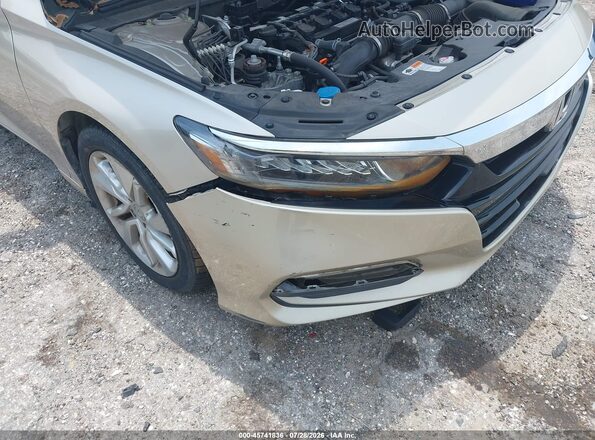 1HGCV1F15JA128123 2018 HONDA ACCORD Beige 