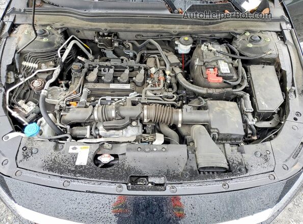 1HGCV1F15JA161302 2018 HONDA ACCORD Black Vista interior trasera