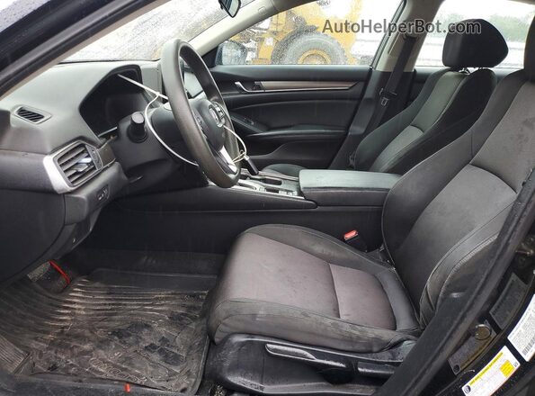1HGCV1F15JA161302 2018 HONDA ACCORD Black Vista interior delantera