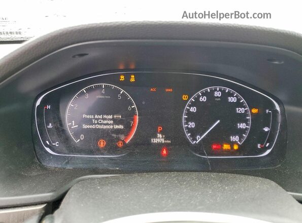 1HGCV1F15JA161302 2018 HONDA ACCORD Black Vista del cuadro de instrumentos