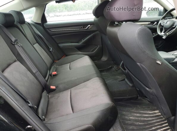 1HGCV1F15JA161302 2018 HONDA ACCORD Black Vista de los asientos traseros