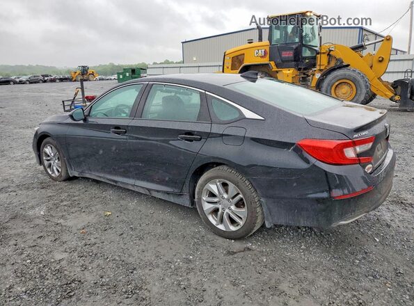 1HGCV1F15JA161302 2018 HONDA ACCORD Black Trasero izquierdo