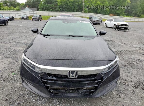 1HGCV1F15JA161302 2018 HONDA ACCORD Black Vista frontal
