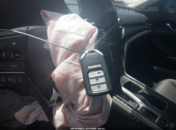 1HGCV1F15JA187303 2018 HONDA ACCORD Brown Vista del salpicadero