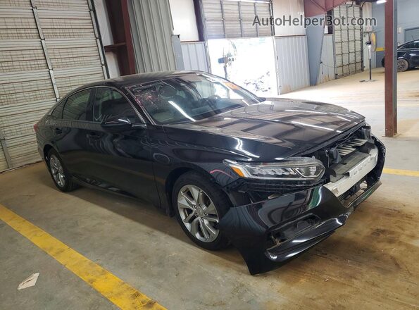 1HGCV1F15JA187706 2018 HONDA ACCORD Black Front right